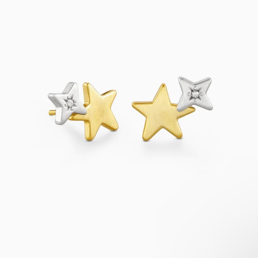 Kendra Scott Jae Star Ear Climber Earrings in Mixed Metal